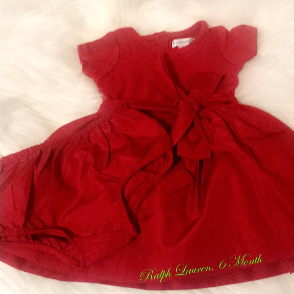 Ralph Lauren Infant Holiday Dress. 9 Month